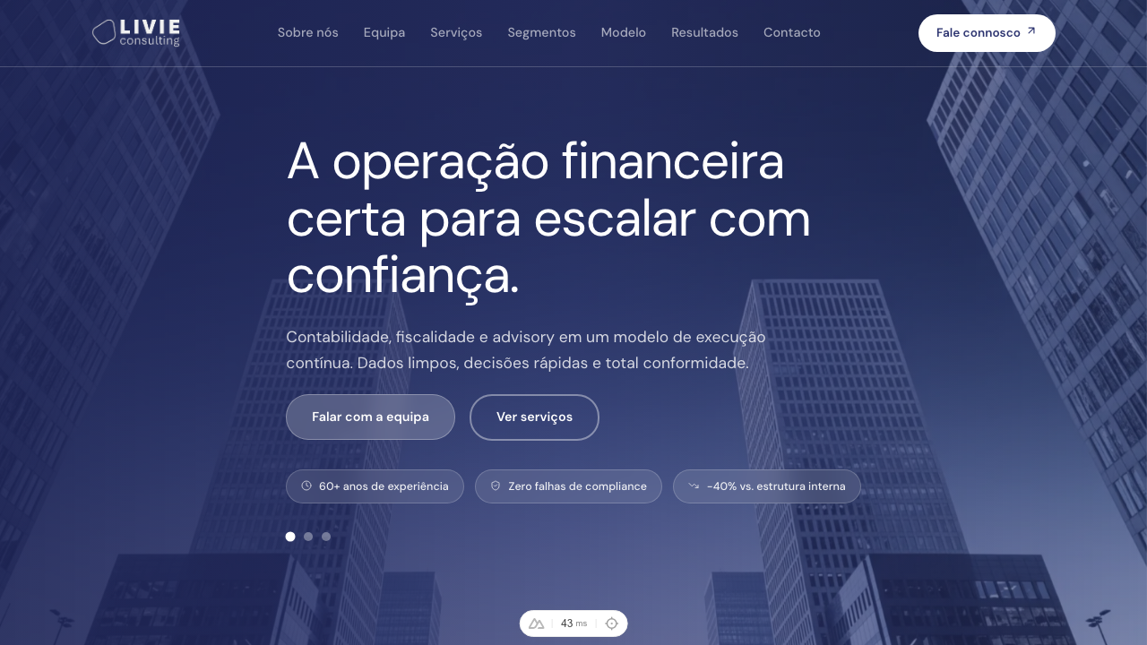 Preview do website livie.pt